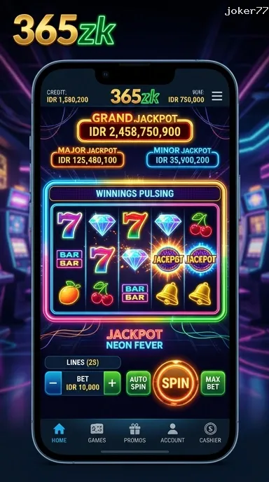 Pratinjau antarmuka joker77 — aplikasi APK resmi Android v2.5.6
